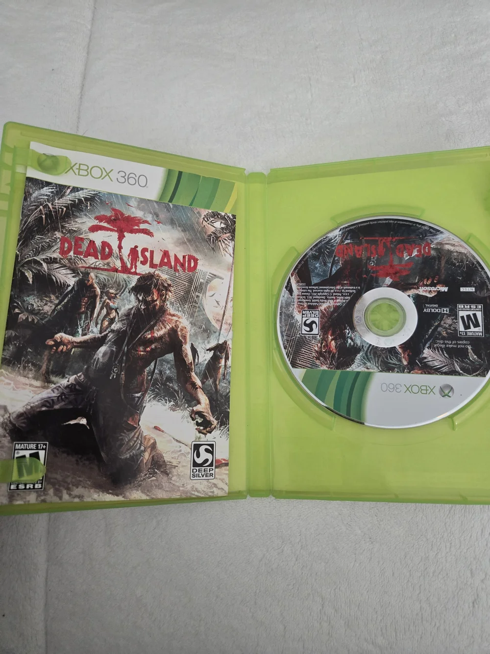 Microsoft Xbox 360 Dead Island in Bright Green Case Game Of The Year Edition